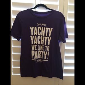 Captain Morgan T-Shirt Yachty Yachty We Like To Party SMALL